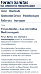 Mobile Screenshot of forum-sanitas.com